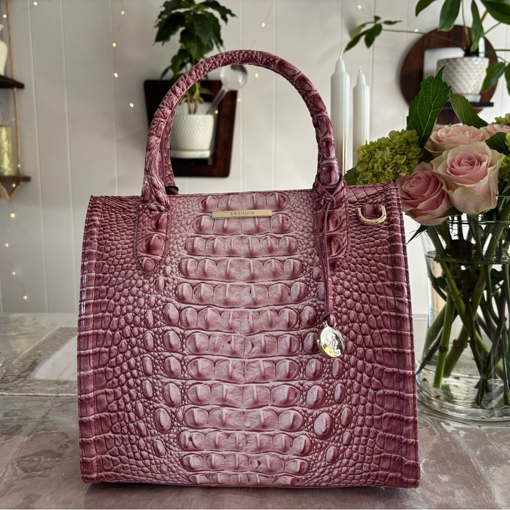 Brahmin Small Caroline Believe Ombré Melbourne Genuine Leather - Picture 5 of 14